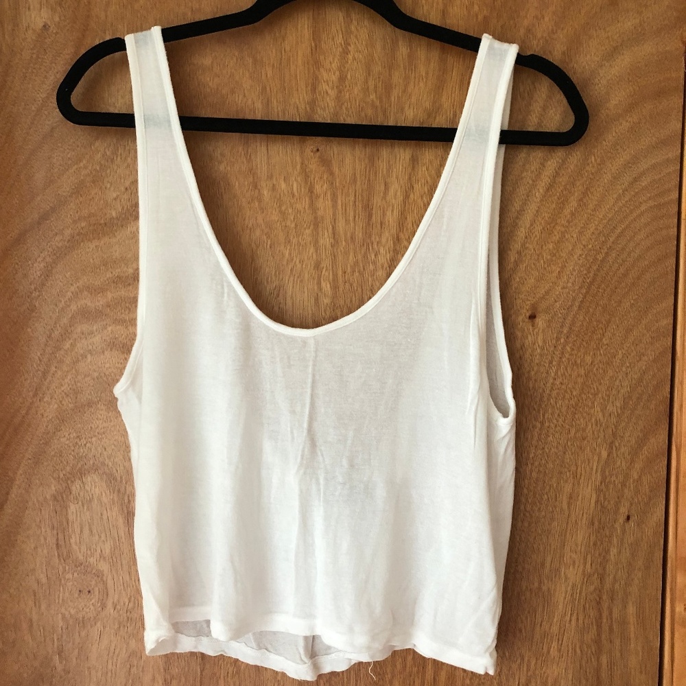 Brandy Melville Mariko White Tank Top